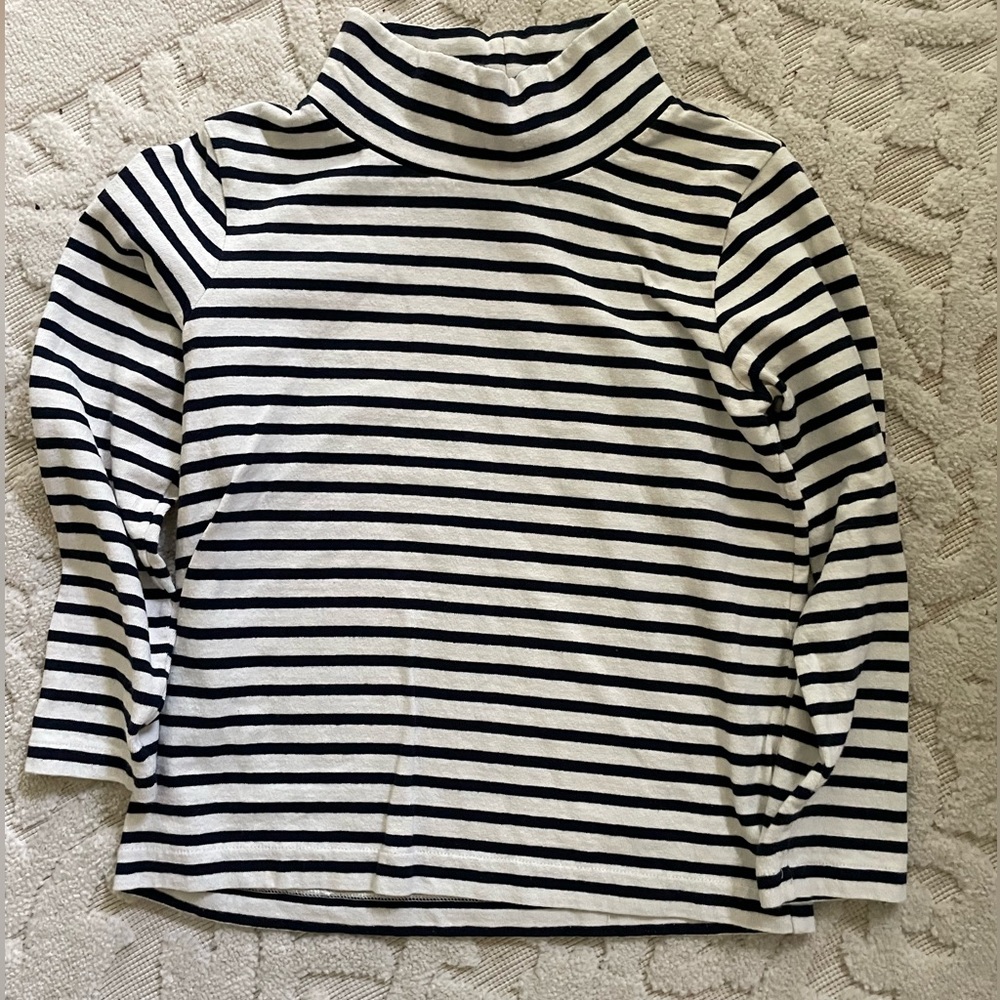 J Crew Cowell neck, thick, cotton top - size XXS (fits like an XS/S)